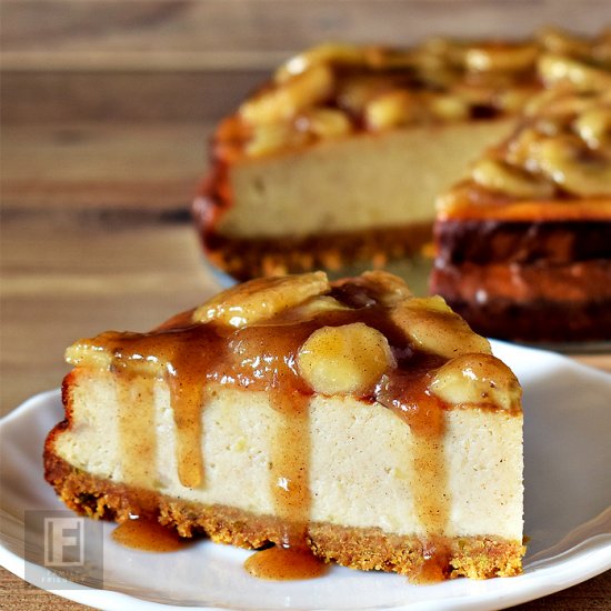 Baked Banana Cheesecake