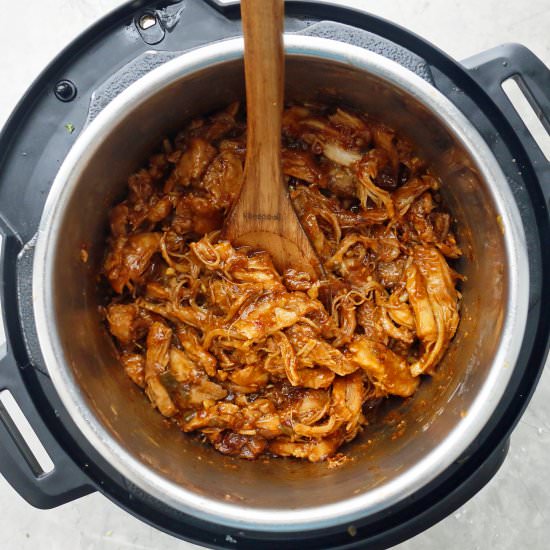 Instant pot BBQ Chicken