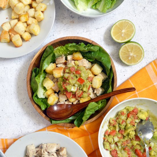 Chicken Guacamole Salad