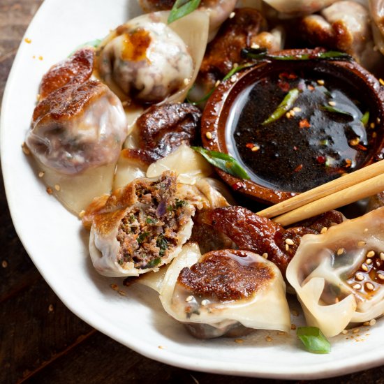 Vegetable Gyoza w/ dipping sauce