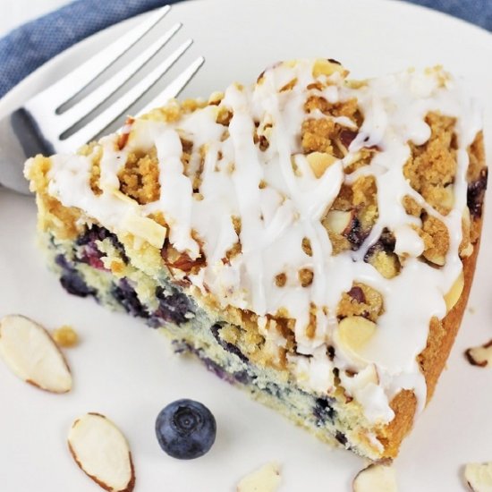 blueberry-almond coffee cake