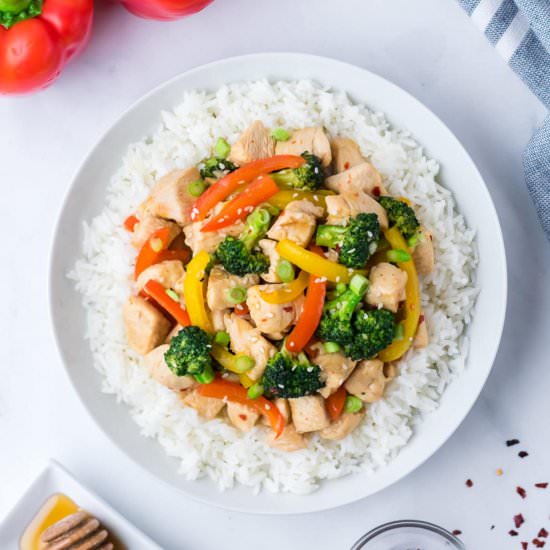 Garlic Chicken Stir Fry