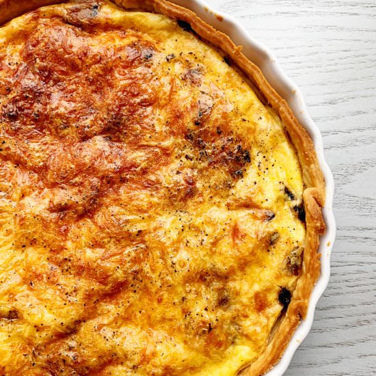 Bacon and Cheese Quiche