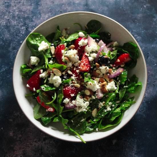 Strawberry Spinach Salad