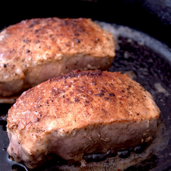 Pan Seared Pork Chops