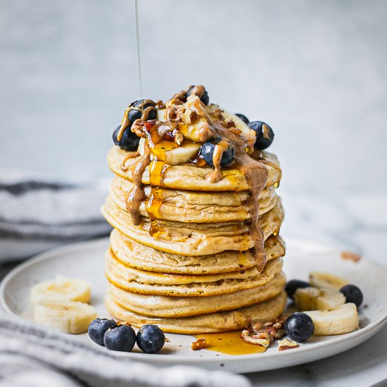 Healthy Buttermilk Pancakes