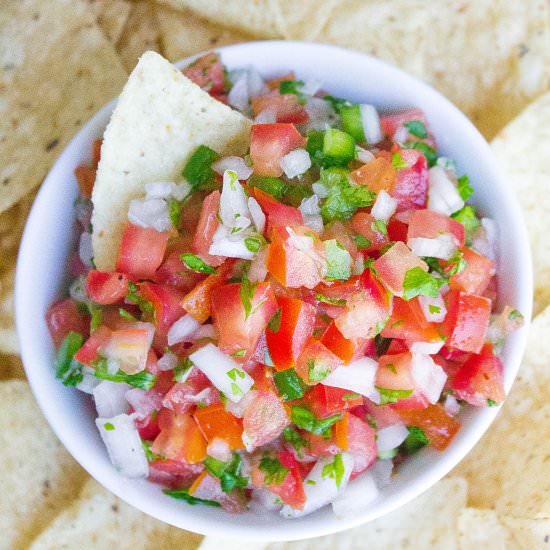 Homemade Pico De Gallo