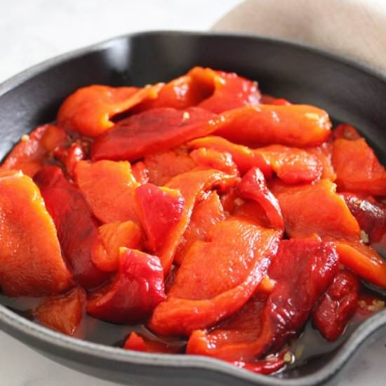 Roasted Red Peppers (Capsicums)