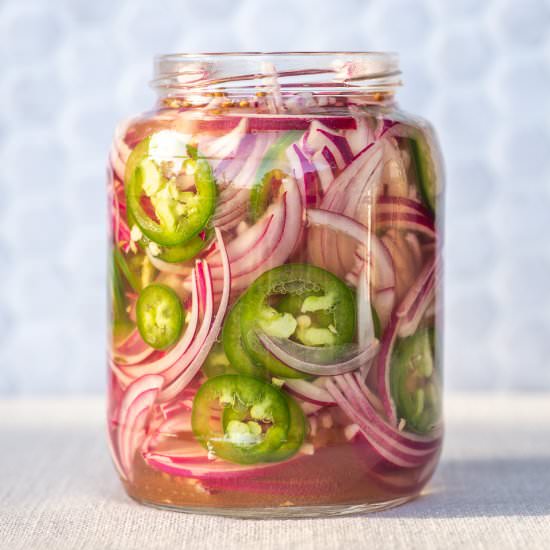 Mexican Style Pickled Red Onion