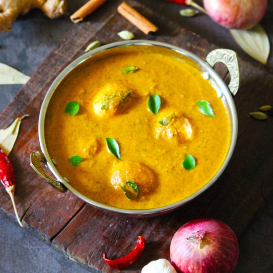 Chettinad Egg Gravy Recipe