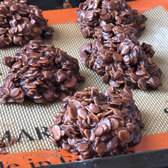 Chocolate No-Bake Cookies