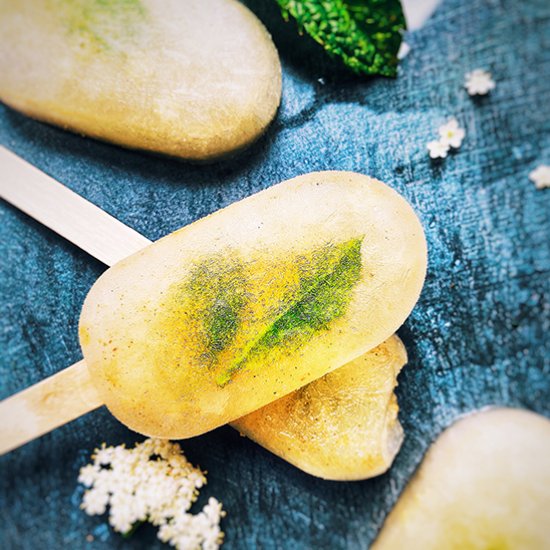 elderflower and mint popsicles