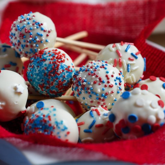 4th Of July Cake Pops