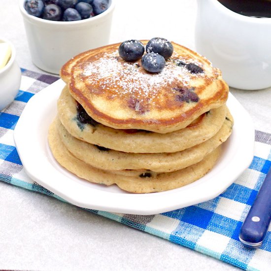 Blueberry Cinnamon Pancakes