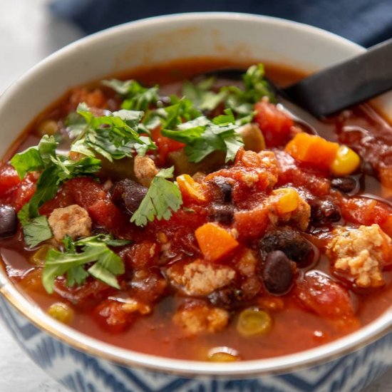 Slow Cooker Turkey Soup