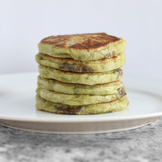 Matcha Hotteok [Korean Pancake]