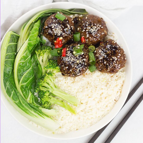 Sticky Asian Meatballs