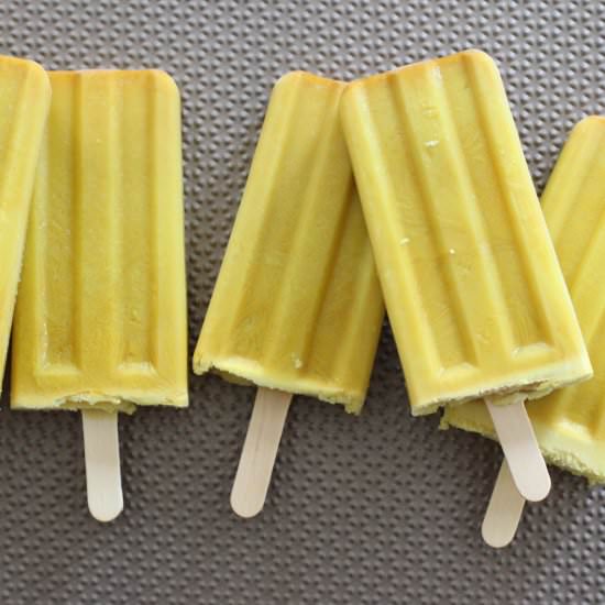 Golden Milk Popsicles