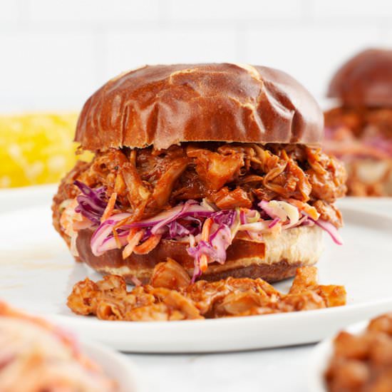 Vegan BBQ Jackfruit Sandwiches