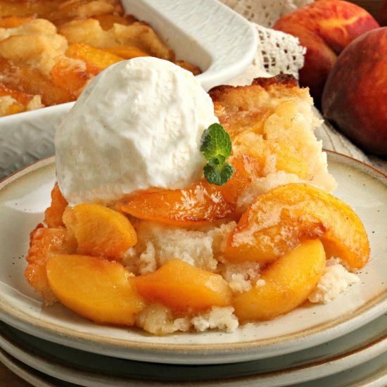 Gluten-Free Peach Cobbler