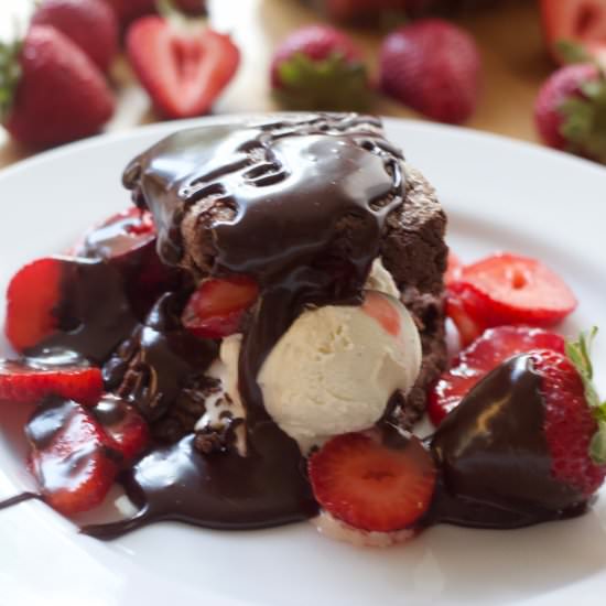 Chocolate Strawberry Shortcakes