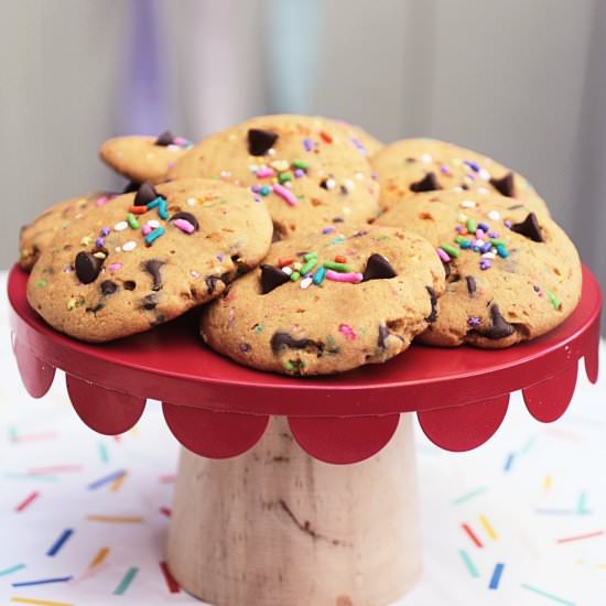 Funfetti Chocolate Chip Cookies