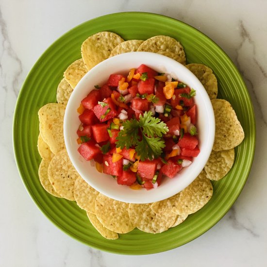 Watermelon Pico de Gallo Salsa