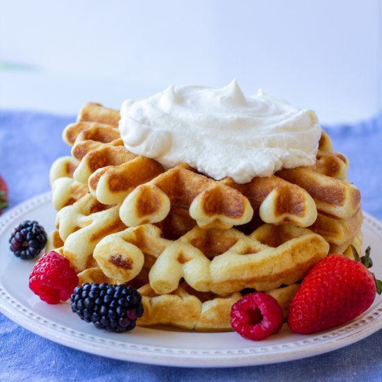 Homemade Buttermilk Waffles