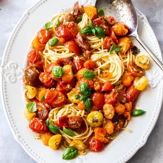 Roasted Cherry Tomato Pasta