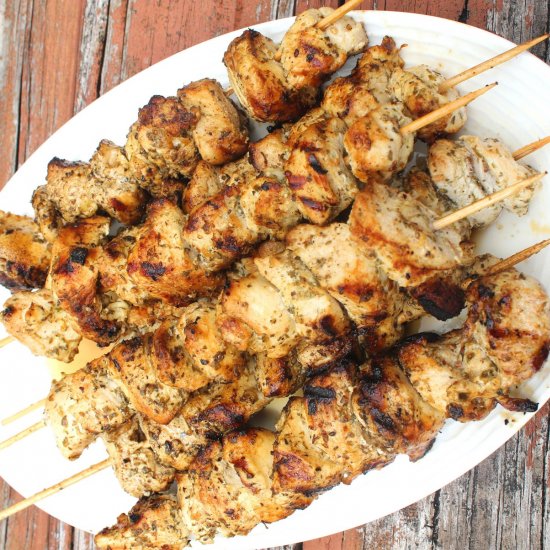 Grilled Chicken Kabobs