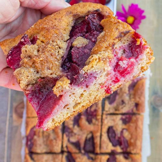 Gluten-Free Breakfast Plum Cake