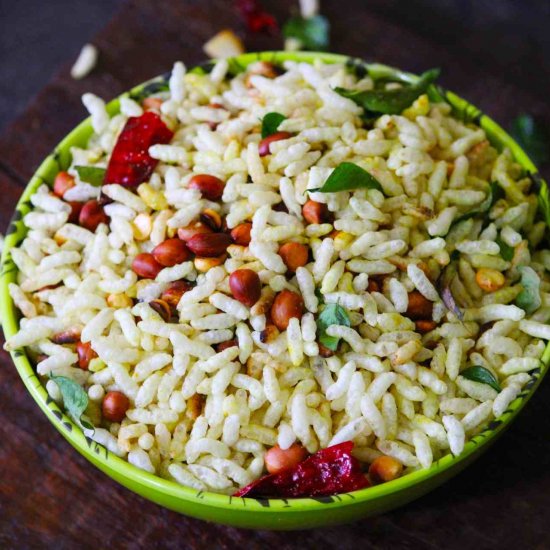 Masala Puffed Rice Snack