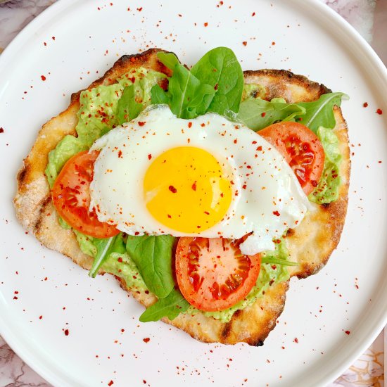 Avocado Toast Grilled Pizza