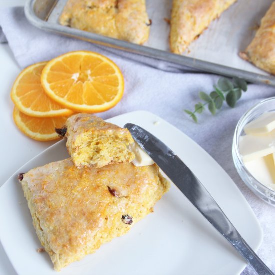 Cranberry Orange Scones