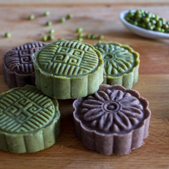 Chinese Mung Bean Cakes 绿豆糕