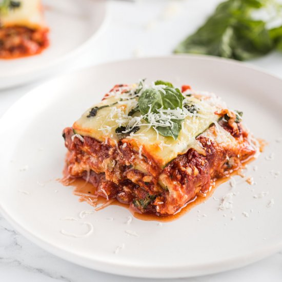 Zucchini Lasagna (Keto & GF)