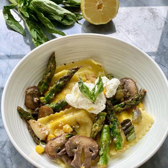 Sweet Corn Ravioli