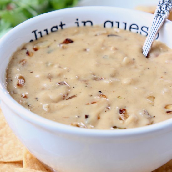 French Onion Dip Queso