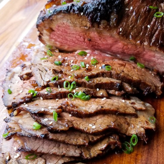 teriyaki marinated tri tip roast