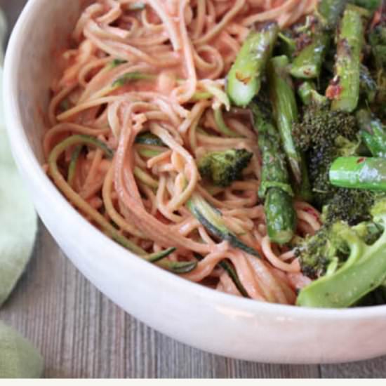 Springtime Pasta with Vodka Sauce