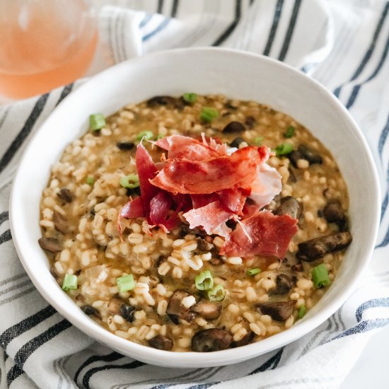 Mushroom Barley Risotto