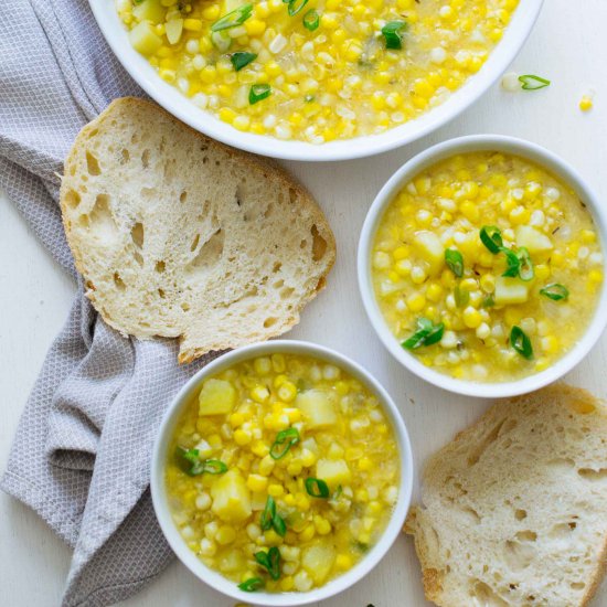 Plant Based Corn Chowder