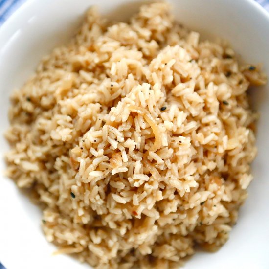 Perfect Onion Rice