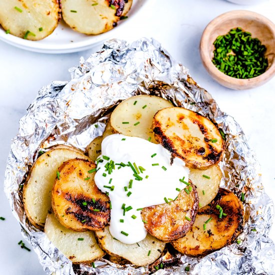 Grilled Potatoes in Foil