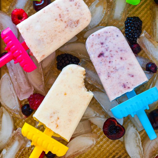 3 Ingredient Yogurt Popsicles