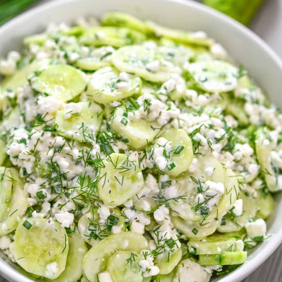 Creamy Cucumber Salad