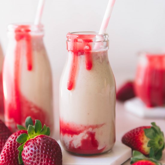 Homemade Strawberry Milk