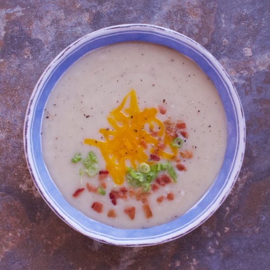 Cauliflower Baked Potato Soup