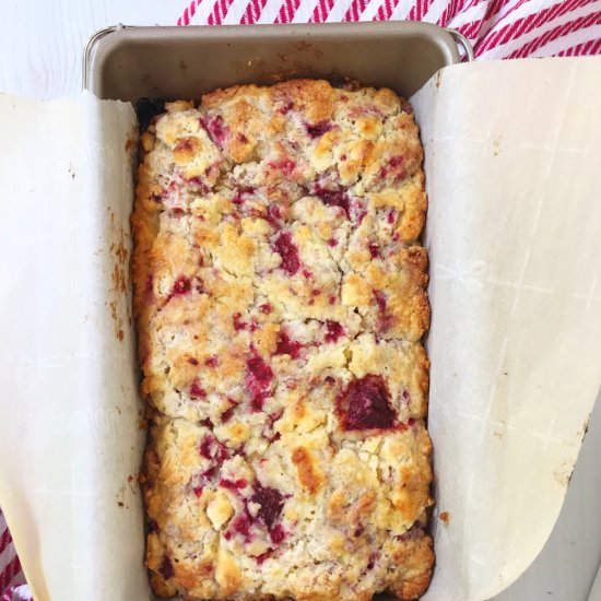 Raspberry White Chocolate Scone