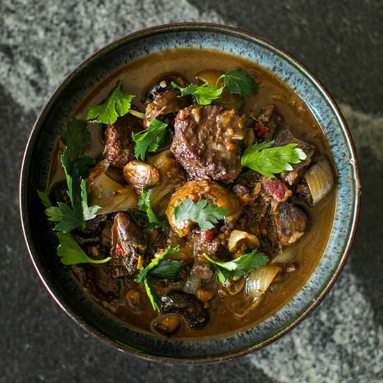 5 Spice Beef Bourguignon